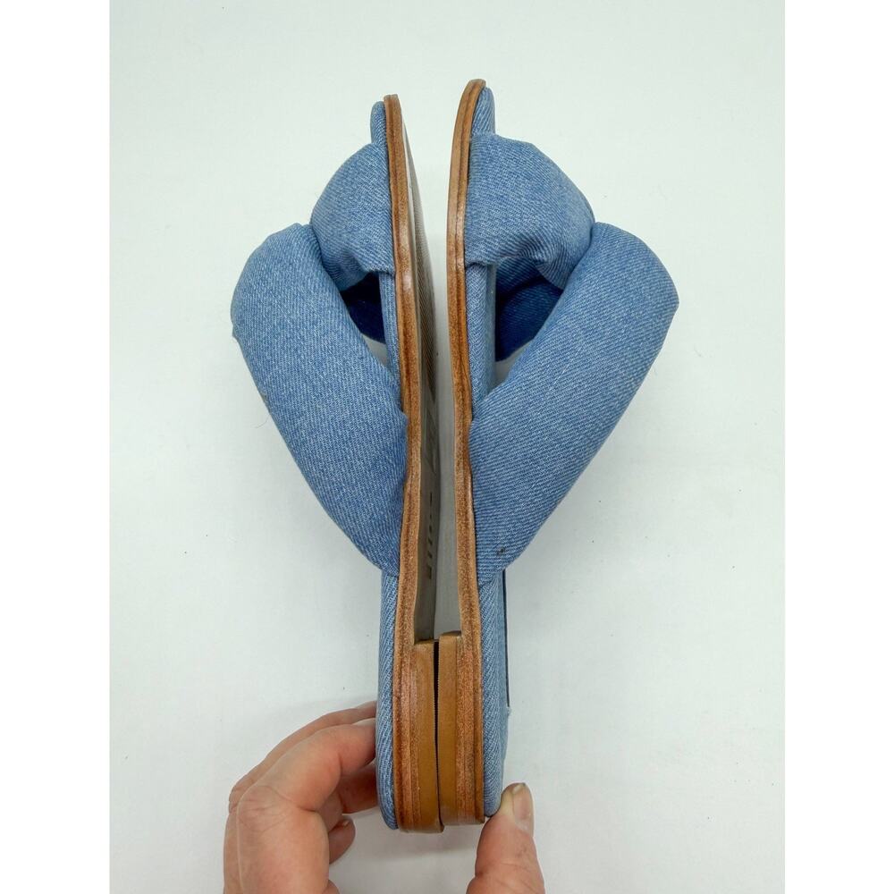 Schutz Fairy Casual Denim Sandal Size 6.5 B - Picture 8 of 9